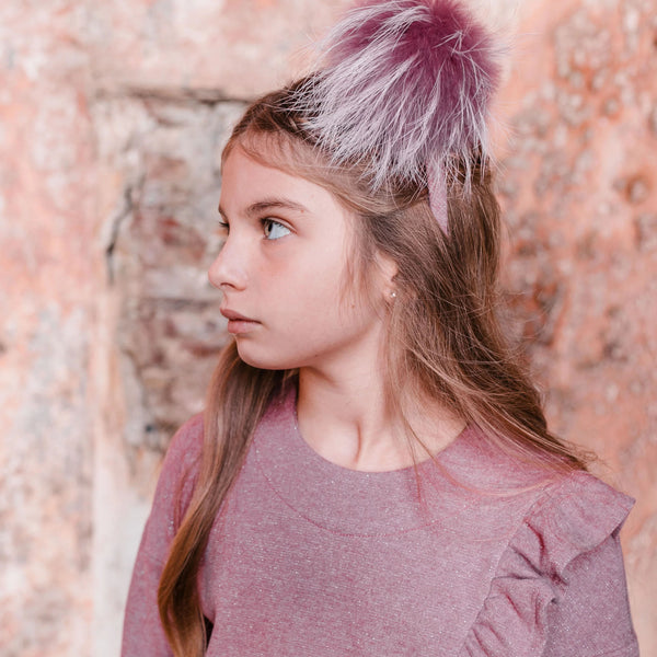 LARGE POMPOM HEADBAND