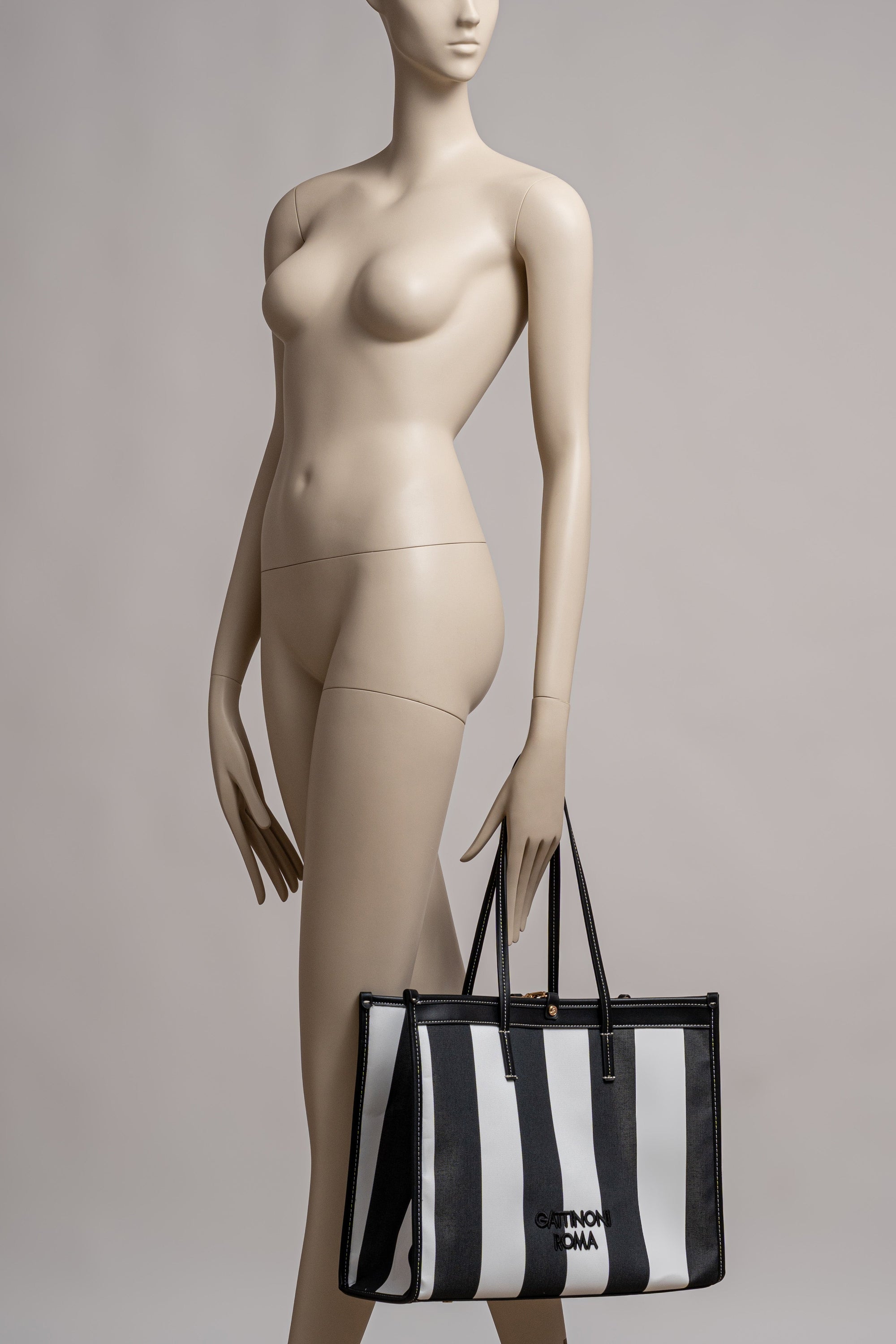Shopping Bag Fernanda Straw Large Nera
