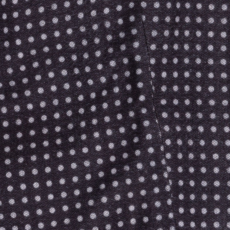 Blue polka dot vest