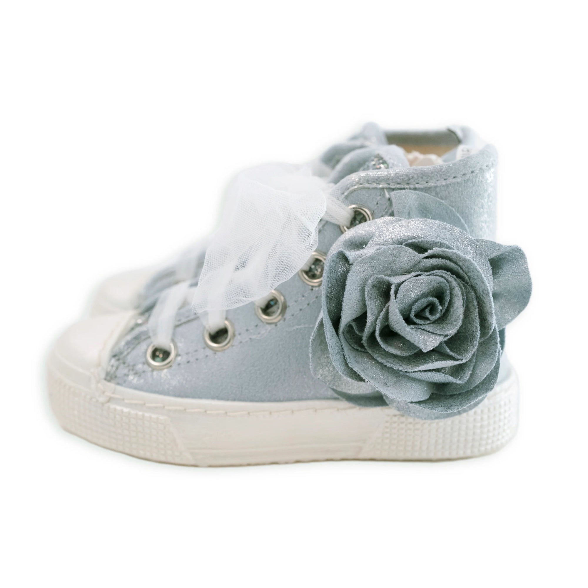 SNEAKER CON APPLICAZIONE FIORE