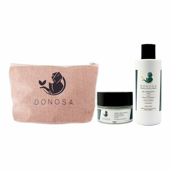 KIT  GEL DETERGENTE + CREMA VISO ANTIETÀ + OMAGGIO
