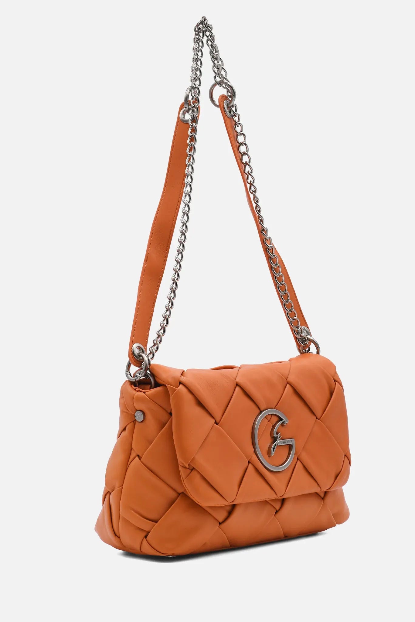Crossbody Couture with orange flap