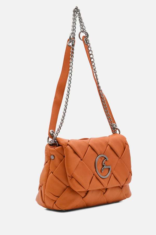 Crossbody Couture with orange flap
