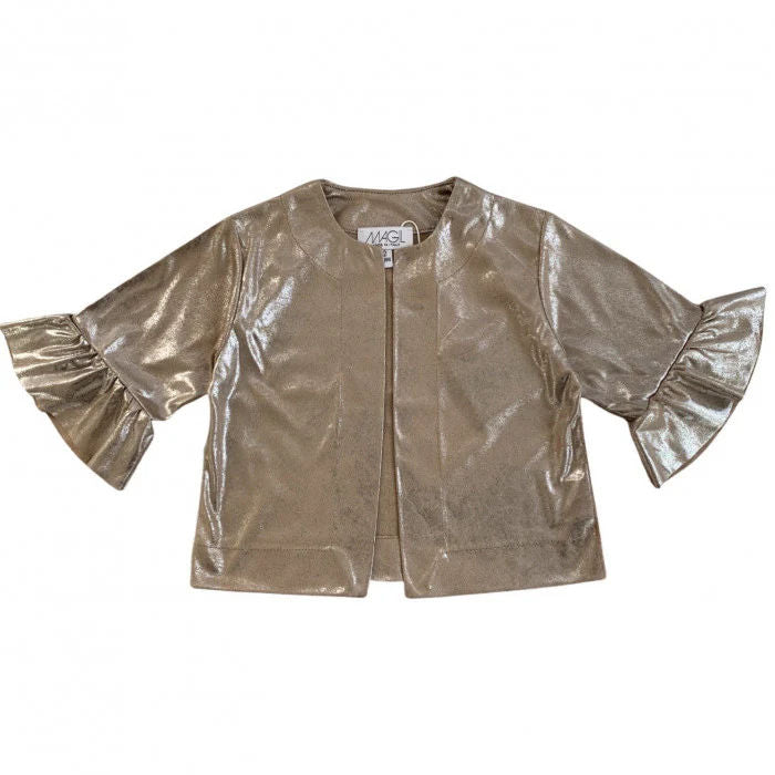 DAINETTO JACKET WITH TRUMPET SLEEVE