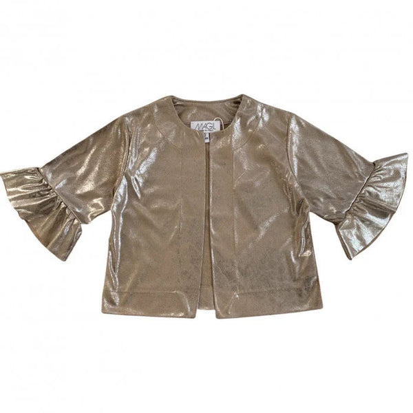 DAINETTO JACKET WITH TRUMPET SLEEVE