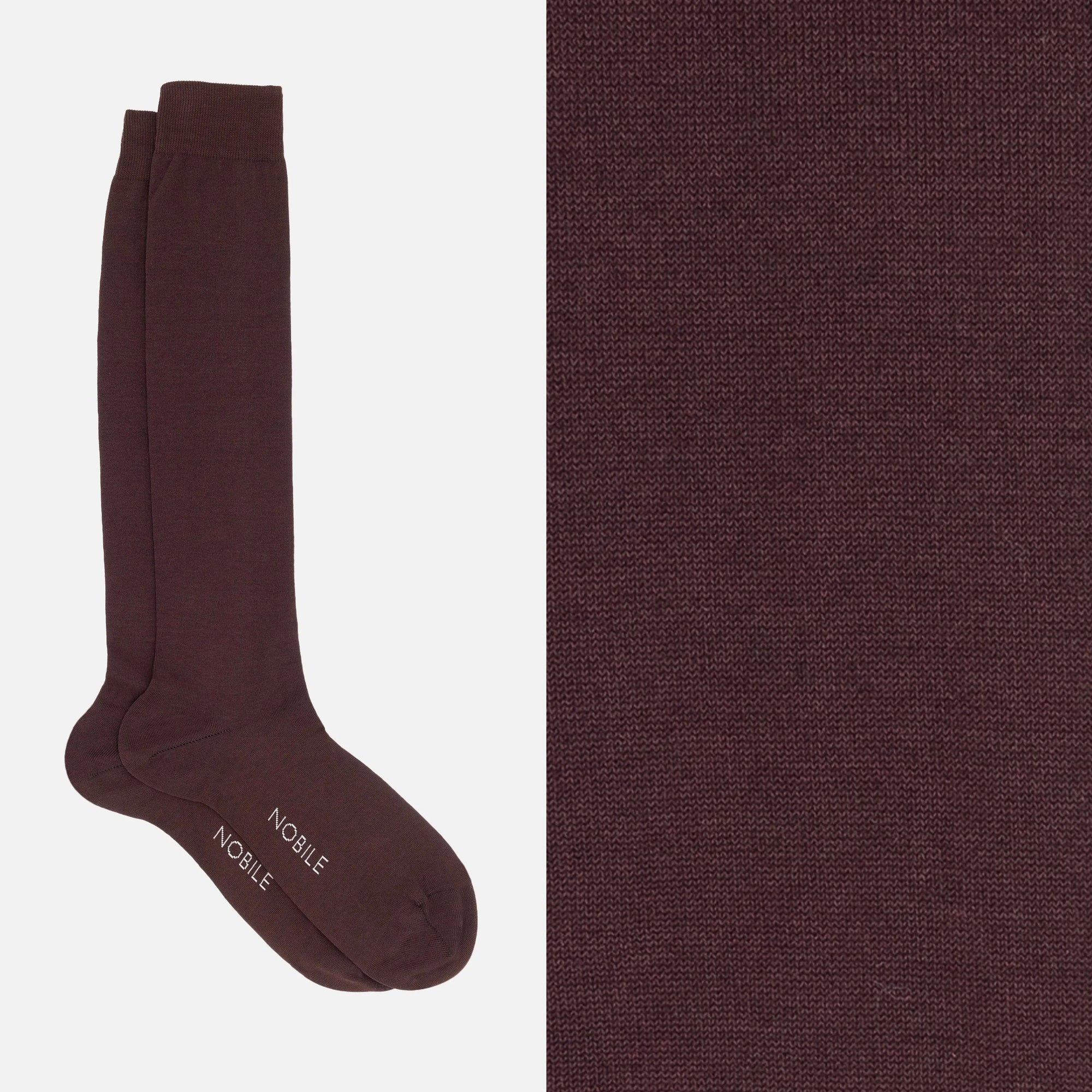 Nobile Essential - Calza lunga a tinta unita