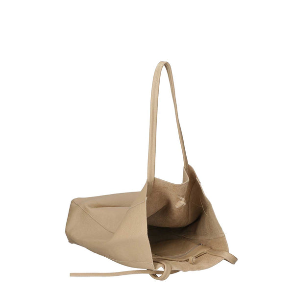 Soft Leather Satchel Bag Genuine Leather - Carrara 80031 