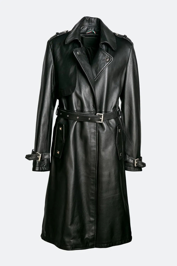 Studded Trench Coat