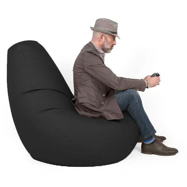 SESSANTOTTO 68 ECO, Bean Bag Chair in Eco-Leather L Removable Cover