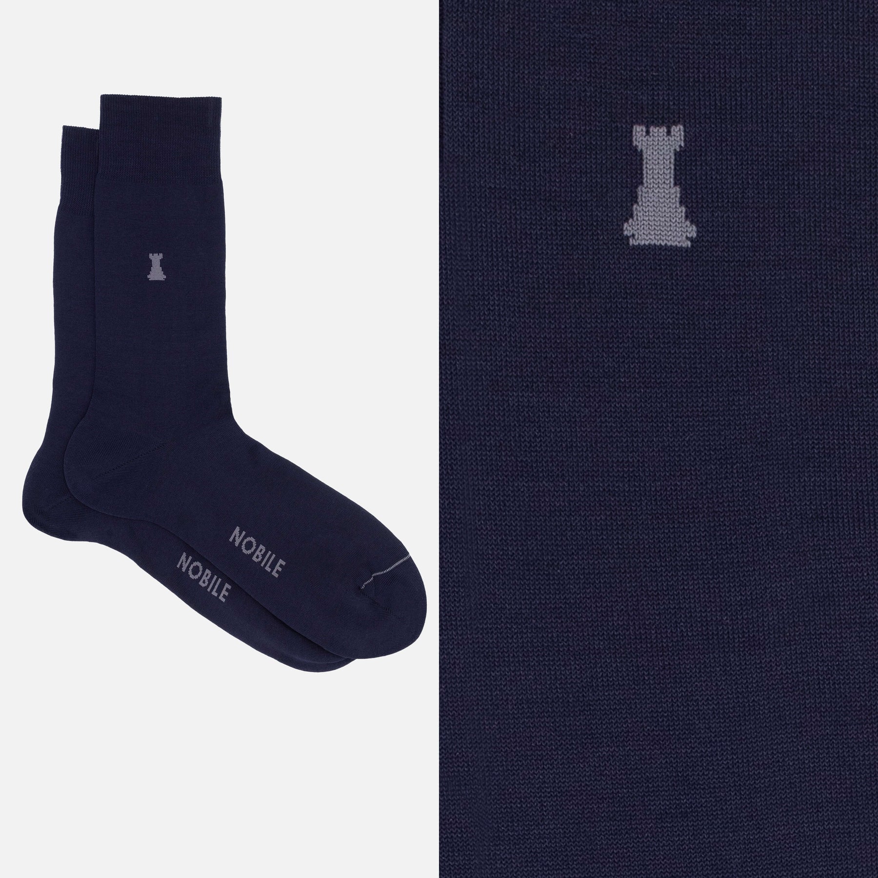 Basic Box of 6 short socks - 3 x Plain Black / 3 x Plain Blue