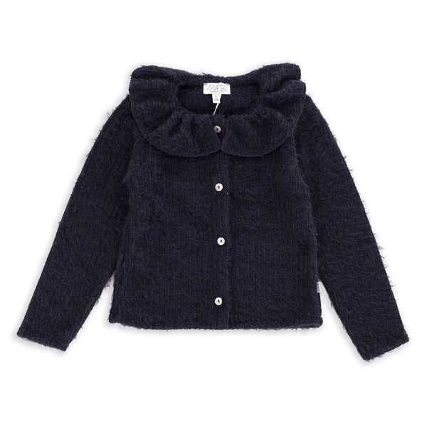 CARDIGAN IN SOFT RIBBED FABRIC