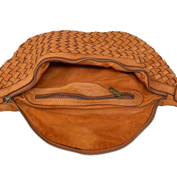 Unisex Vintage Style Soft Leather Crossbody Fanny Pack - K036 