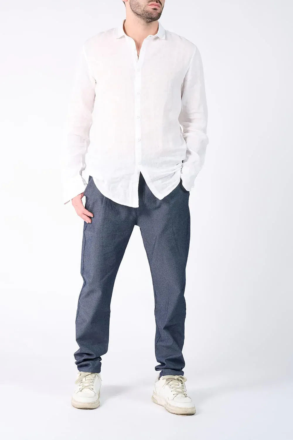 Camicia Uomo Lino