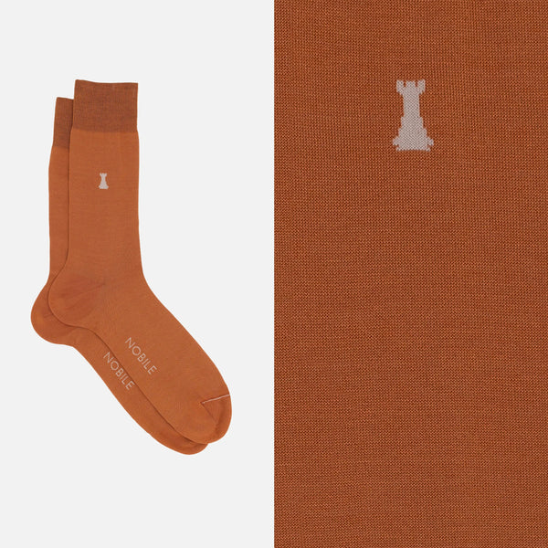 Federico II - Plain short sock 