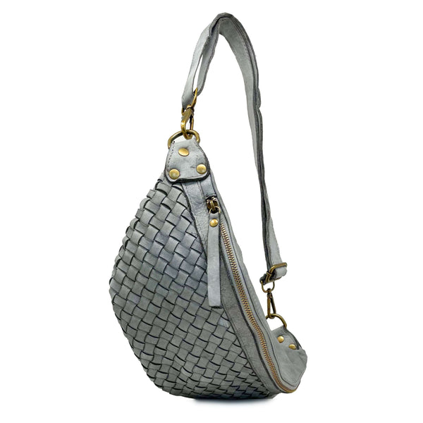 Unisex Vintage Style Soft Leather Crossbody Fanny Pack - K036 