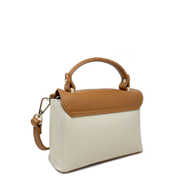 Small Women's Leather Clutch Bag with Bee Closure - Taormina k061 