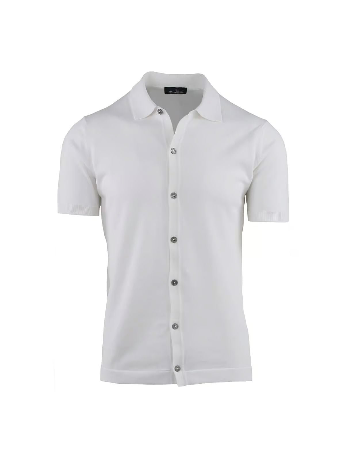 SHORT SLEEVED SHIRT IN PURE COTTON CREPE