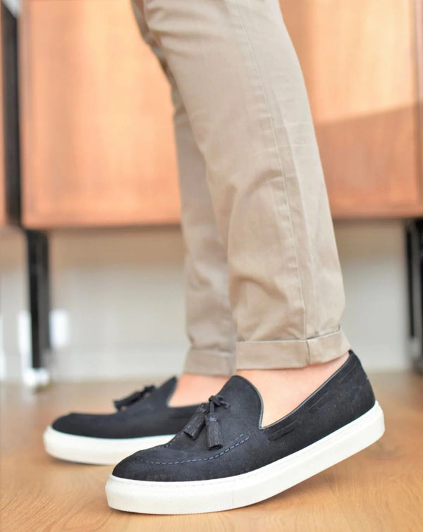 SALINA - Navy Suede