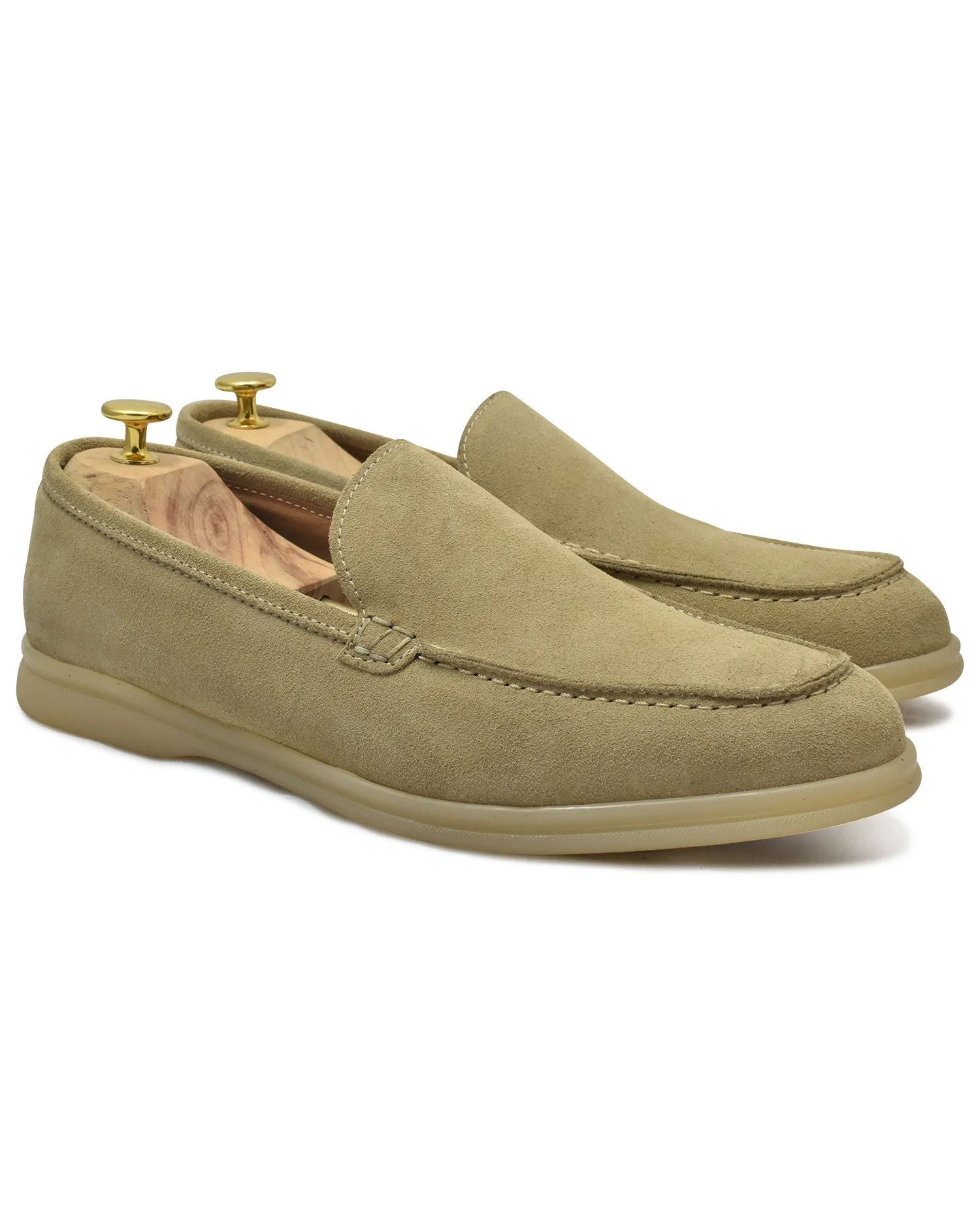 TRANI - Taupe Suede