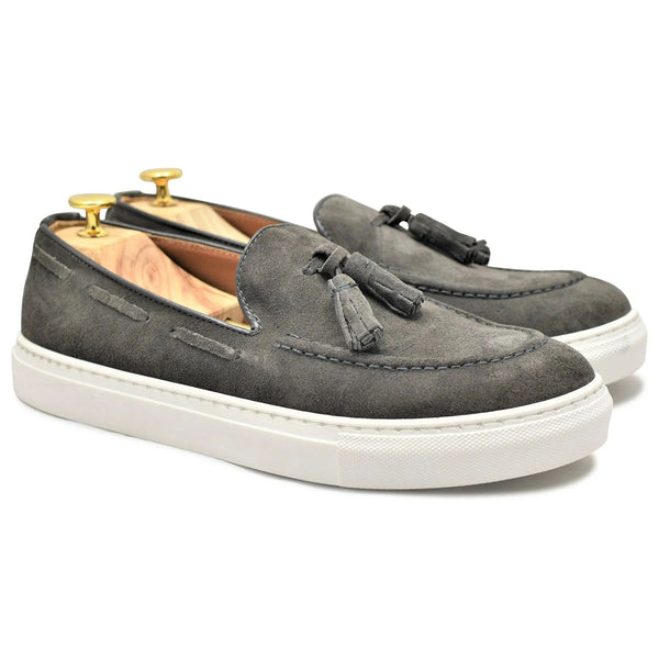 SALINA - Gray Suede