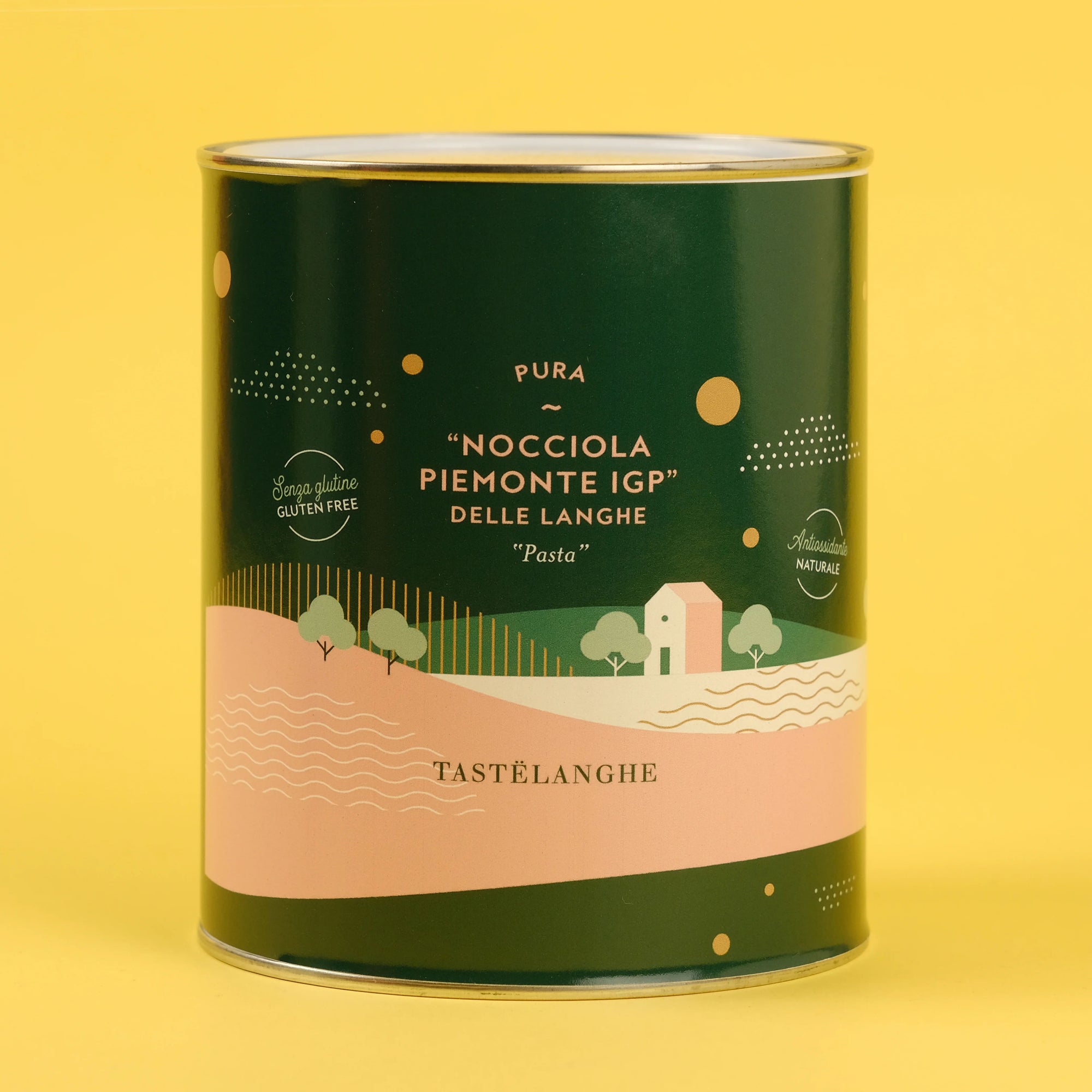 1 tin of Piedmont IGP Hazelnut Cream from the Langhe (1Kg)