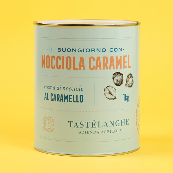 1 tin of Piedmont IGP Hazelnut Cream from the Langhe (1Kg)
