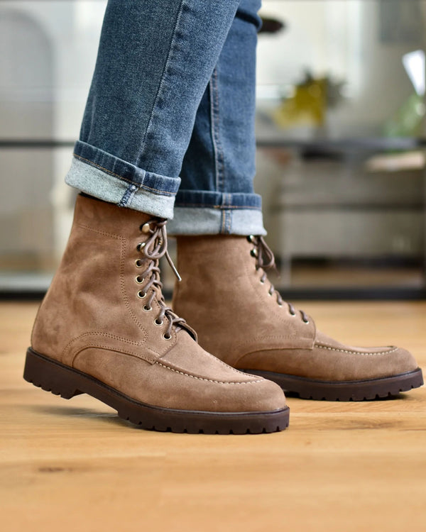 FASANO - Taupe Suede