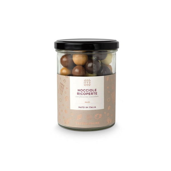 1 pack of "Tostata" IGP Piedmont Hazelnuts covered in chocolate (200g)
