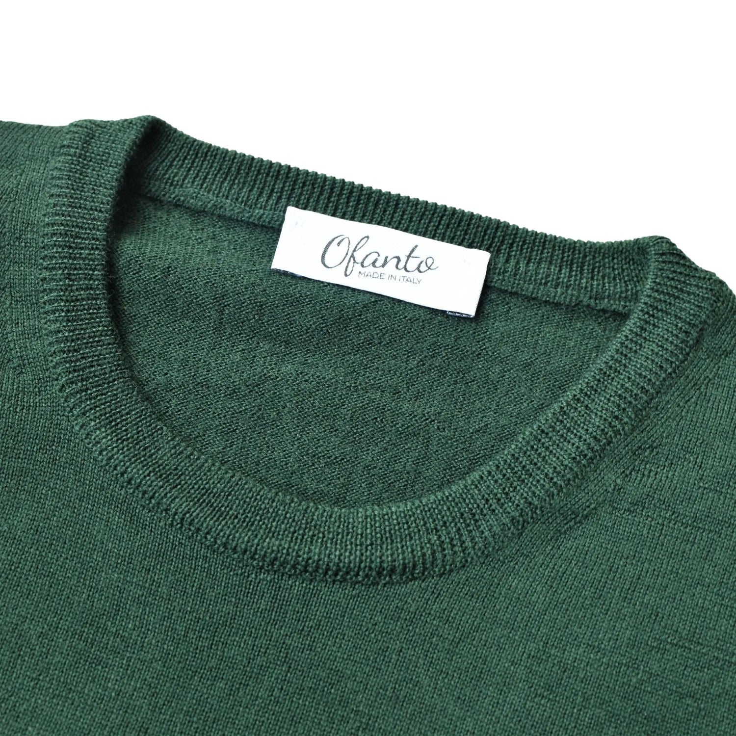The 100% Merino Italian Pullover - Green