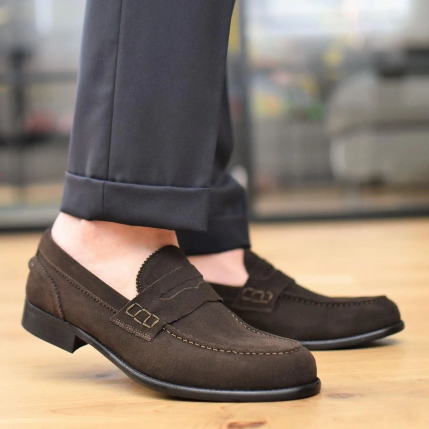 Dark VERNAZZA - Brown Suede