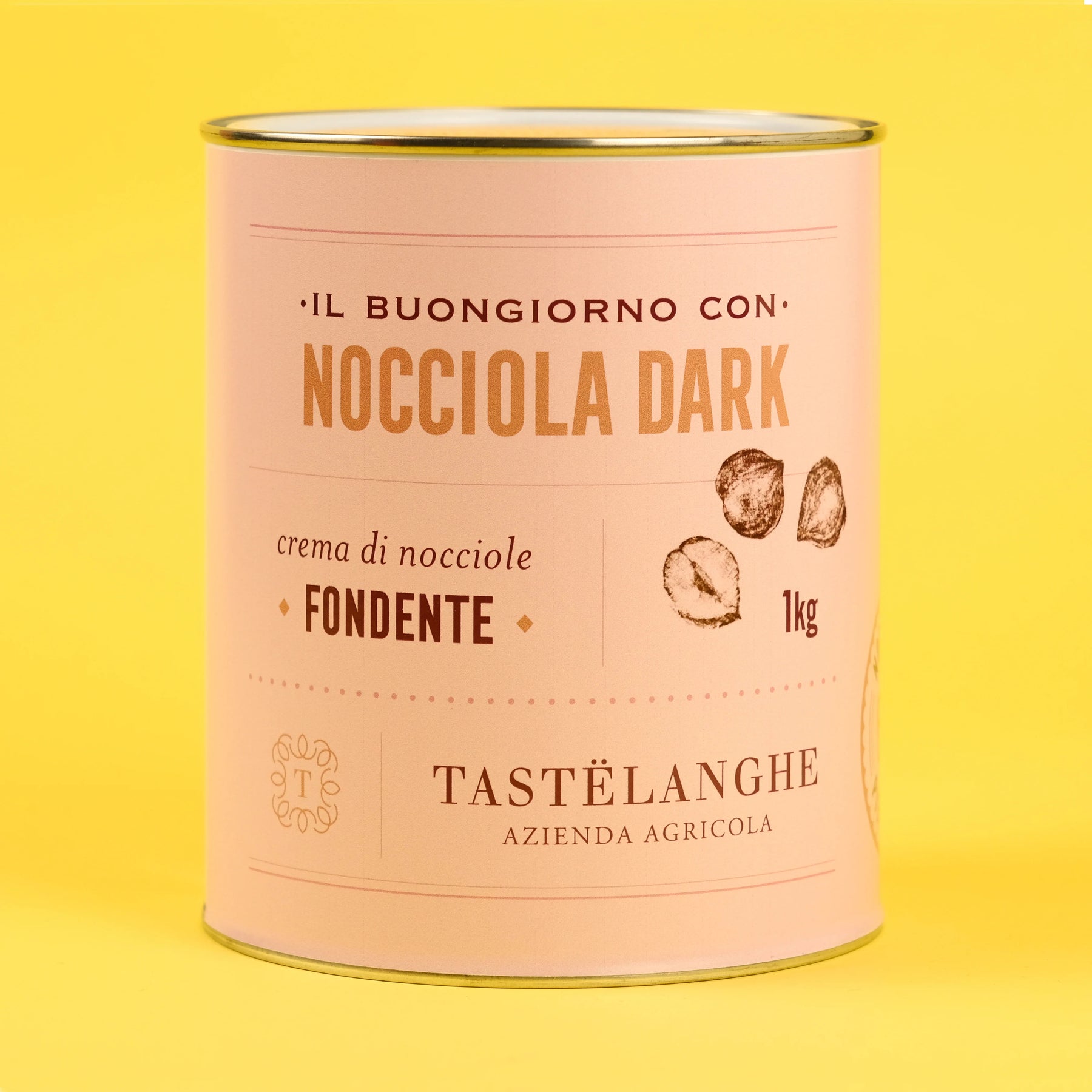 1 tin of Piedmont IGP Hazelnut Cream from the Langhe (1Kg)