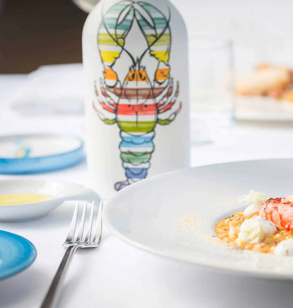 Ceramic jar Lobster