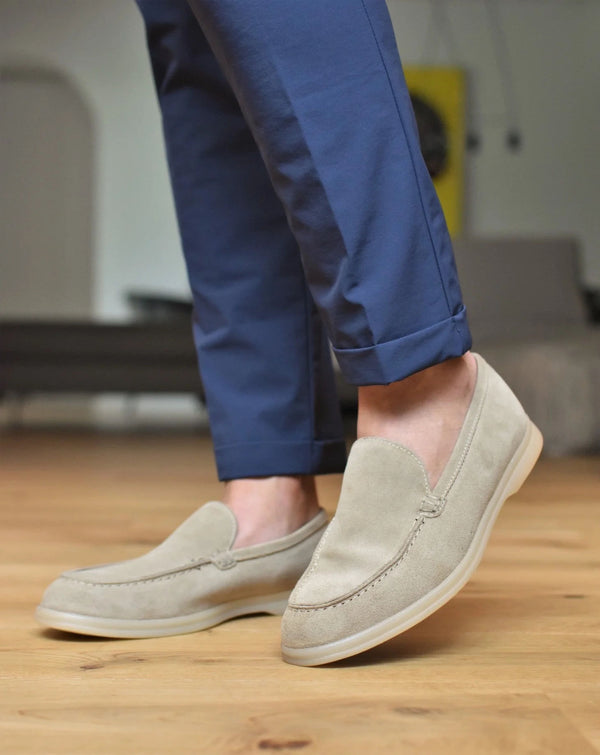TRANI - Taupe Suede